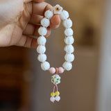 Sukhazen Snow Lotus Pink Bracelet