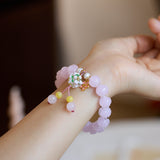 Sukhazen Snow Lotus Pink Bracelet