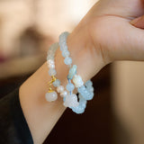 SukhaZen Columbia Blue Crystal Bracelet