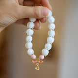 Sukhazen Snow Lotus Pink Bracelet